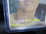 1957 Topps Don Drysdale Rookie Card DODGERS