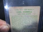1934 Goudey Carl Hubbell Baseball Card