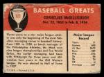 1961 Fleer Connie Mack Baseball Card #123