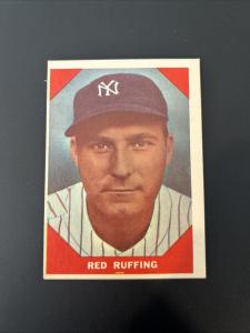 1960 Fleer Red Ruffing Baseball Card #63