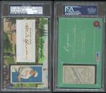 2015 Tris Speaker T206 Card & Autograph