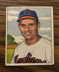 Joe “Flash” Gordon 1950 Bowman Baseball Card