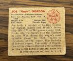 Joe “Flash” Gordon 1950 Bowman Baseball Card