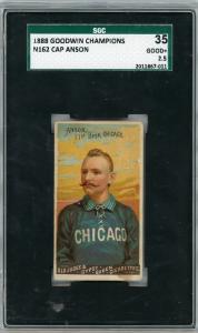 1888 Goodwin Champions Cap Anson SGC 2.5