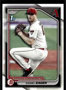 2024 Bowman Draft Daniel Eagen Arizona Diamondbacks Lot