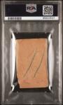 1923 Tris Speaker W515-2 Hand Cut Card