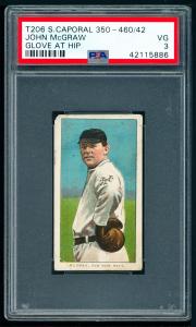 1909-11 T206 John McGraw HOF Card – PSA 3