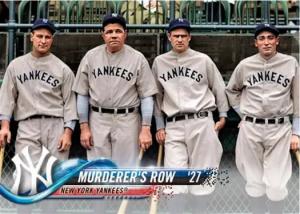 Babe Ruth Lou Gehrig Murderers Row Card Set