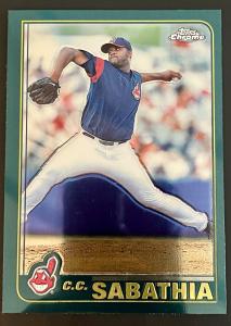 2001 Topps Chrome C.C. Sabathia Rookie Card