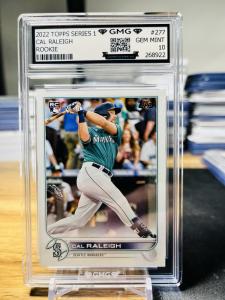 2022 Topps Cal Raleigh Rookie Card #277 Gem Mint