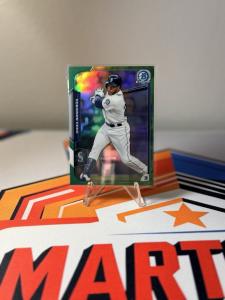 2015 Bowman Chrome Green Refractor Robinson Cano #111