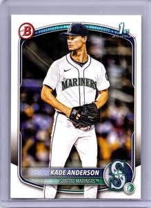 Kade Anderson 2025 Bowman Draft Seattle Mariners Card