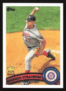 2011 Topps Stephen Strasburg Gold Rookie Card