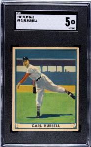 1941 Play Ball Carl Hubbell New York Giants Card