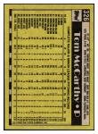 Tom McCarthy 1990 Topps #326 White Sox Card