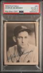 1939 Play Ball Charlie Gehringer Signed Card
