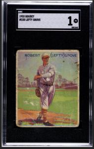 1933 Goudey Lefty Grove #220 Sports Card