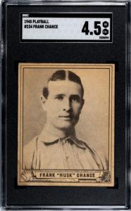 1940 Playball Frank Chance Cubs Card #234
