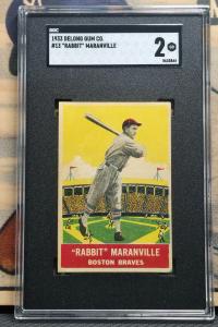 1933 Delong Baseball #13 Rabbit Maranville Card