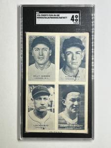1936 Exhibits Four 4 On One - HOF Legends