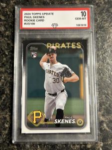 Paul Skenes 2024 Topps Update Rookie Card #US100