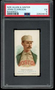 1887 Allen & Ginter John Clarkson PSA 5 Card