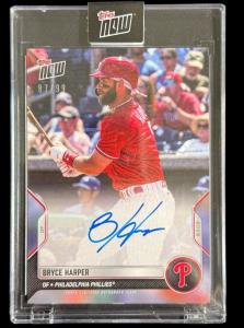 2022 Topps Bryce Harper Auto #/99 Chase Pack