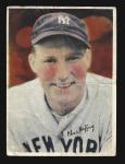 1936 Charles Red Ruffing National Chicle Card