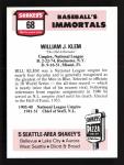 1976 Shakey's Pizza Baseball All-Time Greats Card