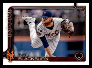 2025 Topps #329 Paul Blackburn Mets Card