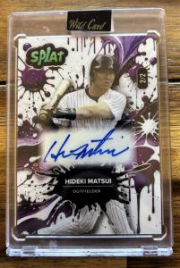 2024 Wild Card Splat Hideki Matsui Autographed Card