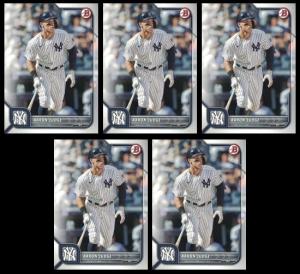 2022 Bowman Aaron Judge NYC Yankees Card Lot