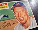 1956 Topps Bob Feller Cleveland Indians Card