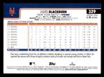 2025 Topps #329 Paul Blackburn Mets Card