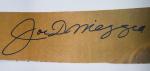 Joe DiMaggio Signed Yankees Baseball Autograph