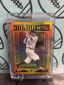 2025 Panini Three and Two Earle Combs Gold /10