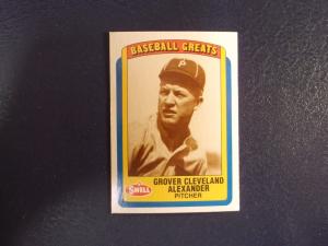 1990 Swell Baseball Greats Grover Cleveland Alexander Card