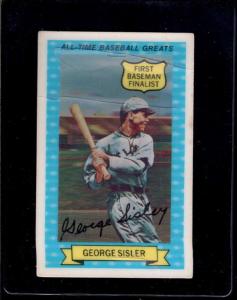 1972 Kellogg ATG #5 George Sisler Card