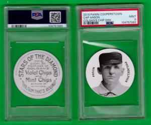 2013 Panini Cooperstown Cap Anson PSA 9 Card
