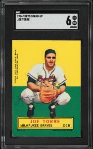 1964 Topps Joe Torre Stand-Up Card SGC 6
