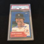 Goose Gossage 2022 Topps Chrome Blue Prism Auto