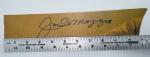 Joe DiMaggio Signed Yankees Baseball Autograph
