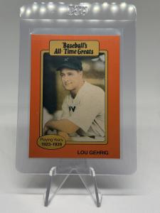 1987 Hygrade Lou Gehrig All-Time Greats Card