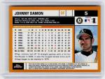 2002 Topps Chrome Gold Refractor #5 Johnny Damon