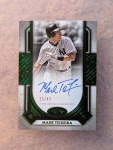 2024 Topps Tier One Mark Teixeira Auto 25/49