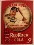 Babe Ruth Red Rock Cola Promo Card