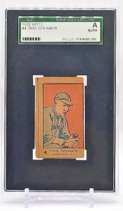 1926 W512 Tris Speaker Cleveland Indians Baseball Card
