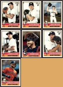 2025 Topps Heritage Houston Astros Team Set