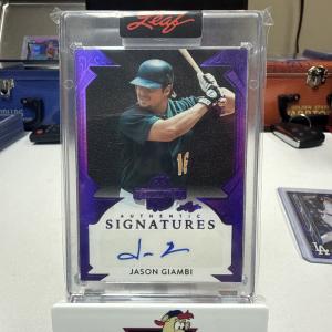2025 Leaf Spectacular Jason Giambi Auto /10