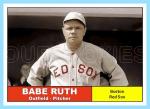 Babe Ruth Custom Art Card - Boston Red Sox